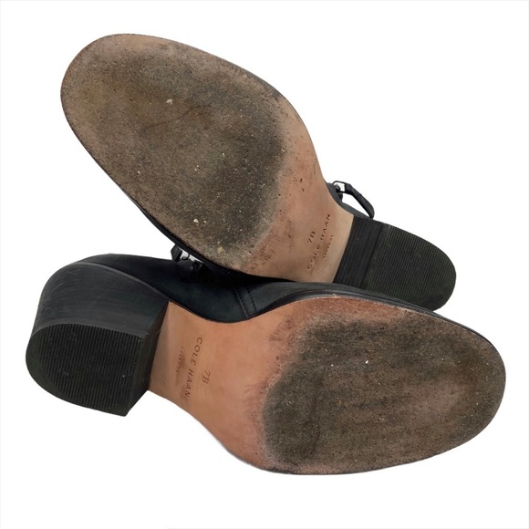 Cole Haan Leather Chesney Gray Round Toe Bootie - Picture 6 of 11